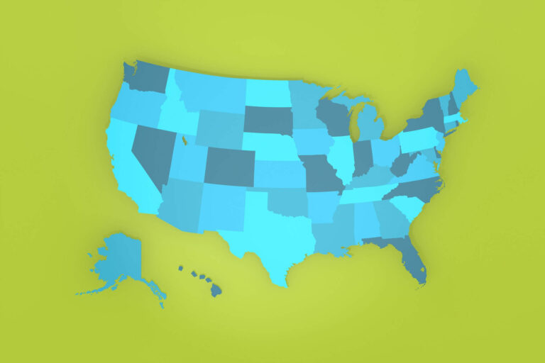 Which states have no residency requirements for divorce?