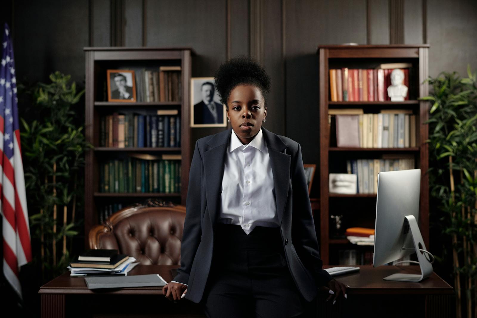 Lawyer in her Office